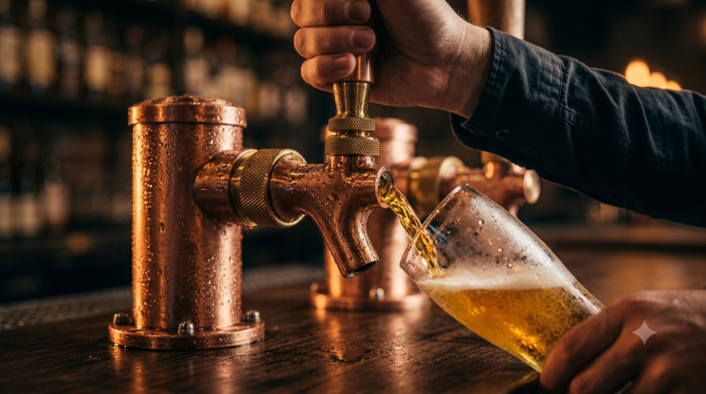 Bartender at work