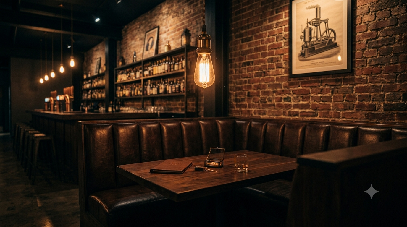 The main room at Blue Collar